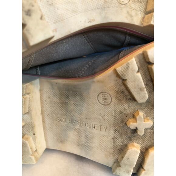 Sole Society Lace-Up Combat Boot Women's Size 8 - Picture 5 of 6